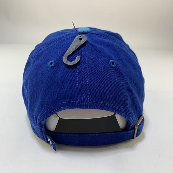 Kansas City Royals MLB Blue 47 Brand Clean Up Relaxed Fit Adjustable Dad Hat New - Picture 3 of 6